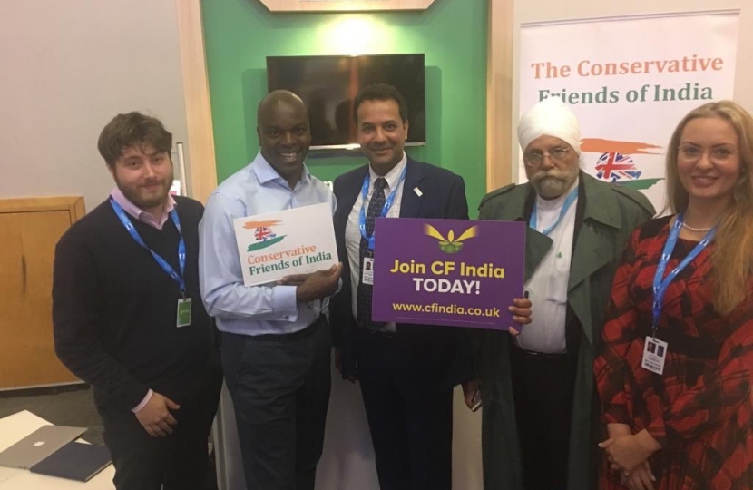 Mr Shaun Bailey AM, London Mayoral Candidate with CF India team
